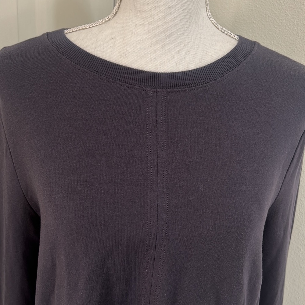 Athleta Samsara Nirvana Grey Side Tie Sweatshirt S - Picture 3 of 13